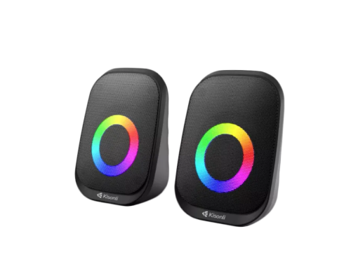 Комп'ютерні колонки Kisonli X7 RGB colorful light Колір Чорний 6970171743379 ma33588_3210097