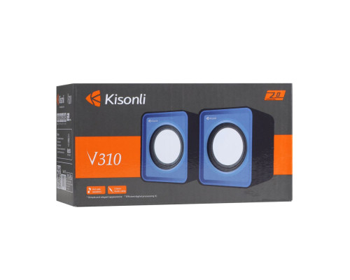 Комп'ютерні колонки Kisonli V310 Колір Червоний 2000000233895 ma31617_3667862