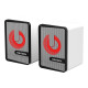 Комп'ютерні колонки Fantech GS203 Beat Колір Былий 6972661285093 ma37320_3611286