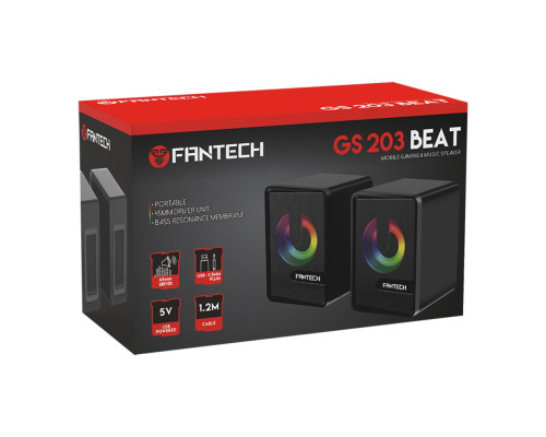 Комп'ютерні колонки Fantech GS203 Beat Колір Былий 6972661285093 ma37320_3611286
