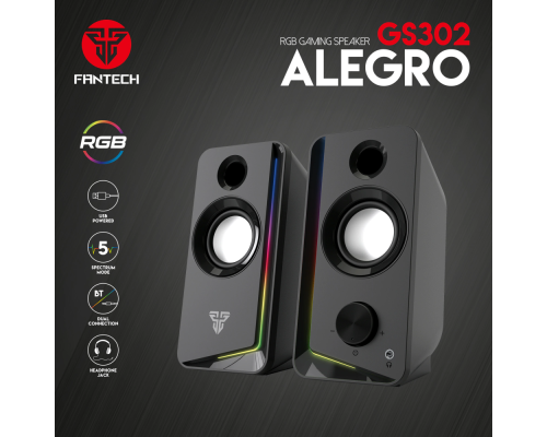 Комп'ютерні колонки Fantech GS302 Alegro Колір Чорний 6972661285147