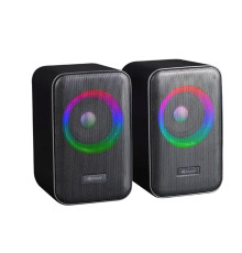 Комп'ютерні колонки Kisonli X20 RGB USB BT Колір Чорний 6970171743669