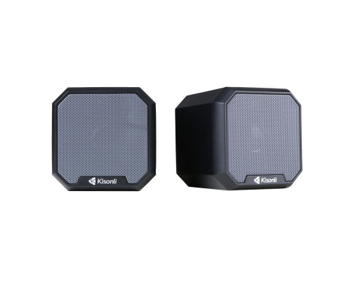 Комп'ютерні колонки Kisonli KS-02 м`ята упаковка Колір Чорний 2020000450375