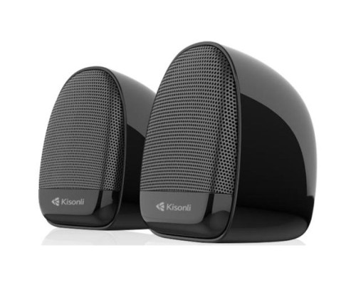 Комп'ютерні колонки Kisonli KS-08 Колір Чорний 2020000366935