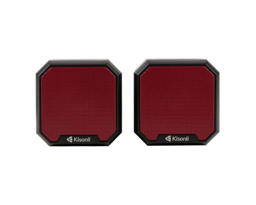 Комп'ютерні колонки Kisonli KS-02 Колір Червоний 2020000366942 ma31613_2908573