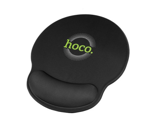 Килимок для миши Hoco GM30 Polar Fox mouse pad with wrist support Чорний mag-6942007623339138126