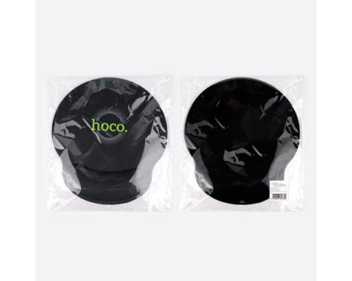 Килимок для миши Hoco GM30 Polar Fox mouse pad with wrist support Чорний mag-6942007623339138126