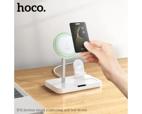 Брелок-антівтрата Hoco E92 Saviour smart positioning anti-lost device Black mag-6942007640107144050