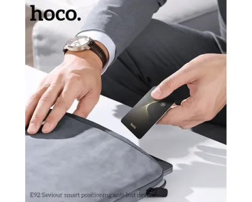 Брелок-антівтрата Hoco E92 Saviour smart positioning anti-lost device Black mag-6942007640107144050