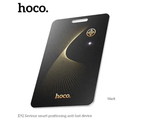 Брелок-антівтрата Hoco E92 Saviour smart positioning anti-lost device Black mag-6942007640107144050