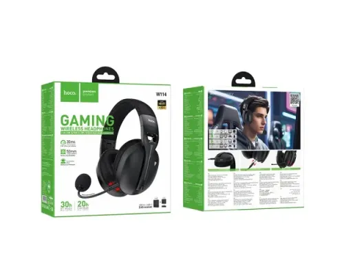 Навушники HOCO W114 Magic four-mode gaming headphones Black mag-6942007671439153851
