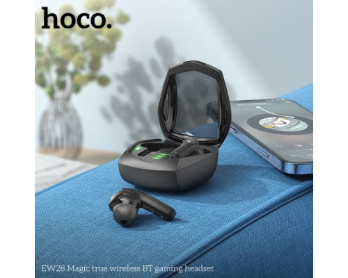 Навушники ігрові бездротові TWS HOCO EW28 Magic true wireless BT gaming headset Black mag-6931474785046140070