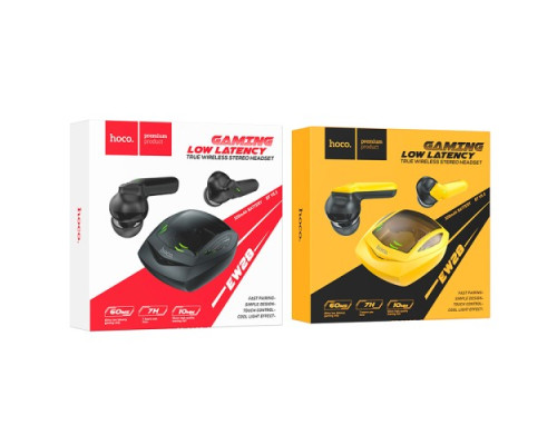 Навушники ігрові бездротові TWS HOCO EW28 Magic true wireless BT gaming headset Black mag-6931474785046140070