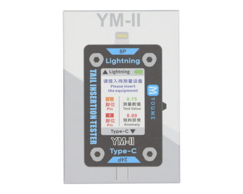 USB-тестер Myoume YM-II (USB-C Lightning, 400mAh) PLS-00-00161203