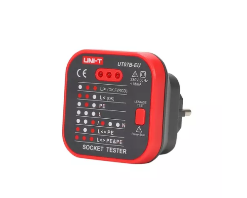 Тестер розеток UNI-T UT07B-EU PLS-00-00104491