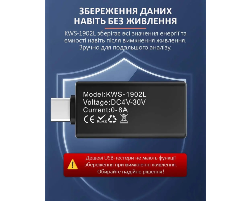 Тестер Keweisi KWS - 1902L білий PLS-00-00146839