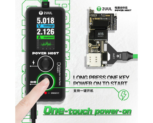 Тестер 2UUL PW15 , ампервольтметр, Power Host Ampere-Voltage Meter PLS-00-00156620