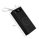 Корпус до Power Bank L16 18650 з дисплеєм та бездротовою зарядкою 22.5W black PLS-00-00130501