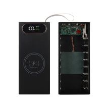 Корпус до Power Bank L16 18650 з дисплеєм та бездротовою зарядкою 22.5W black PLS-00-00130501