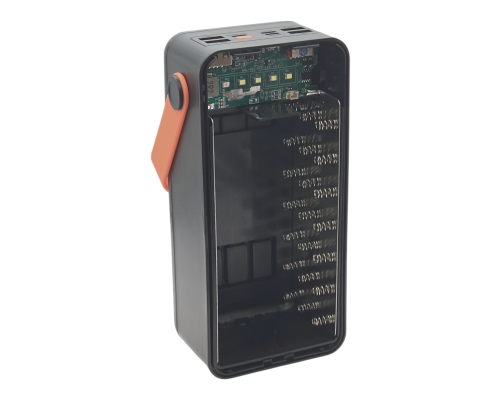 Корпус до Power Bank S21 18650 з ліхтарем 22.5W black PLS-00-00155813