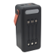 Корпус до Power Bank S21 18650 з ліхтарем 22.5W black PLS-00-00155813