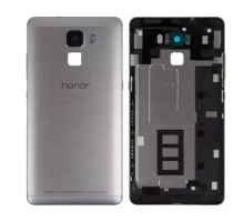 Корпус для Huawei Honor 7 зі склом камери silver High Quality