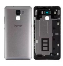 Корпус для Huawei Honor 7 зі склом камери silver High Quality