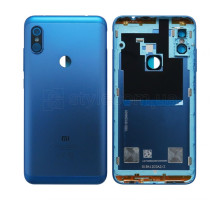 Корпус для Xiaomi Redmi Note 6 зі склом камери blue Original Quality