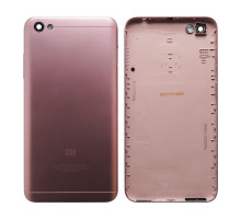 Корпус для Xiaomi Redmi Note 5A зі склом камери pink High Quality