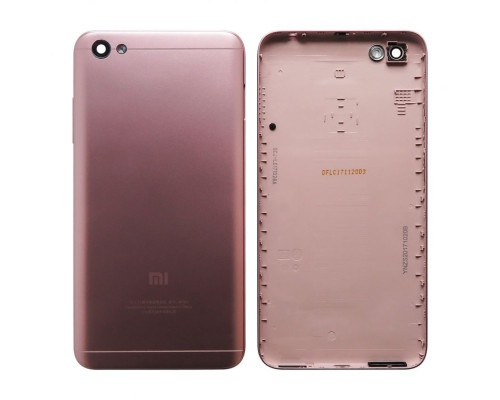 Корпус для Xiaomi Redmi Note 5A зі склом камери pink High Quality