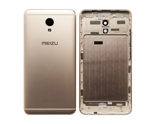 Корпус для Meizu M5 Note зі склом камери gold Original Quality