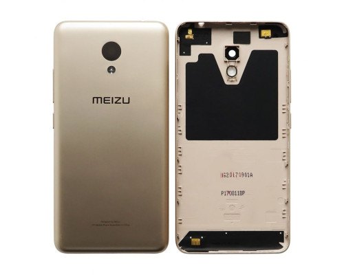 Корпус для Meizu M5C зі склом камери gold High Quality