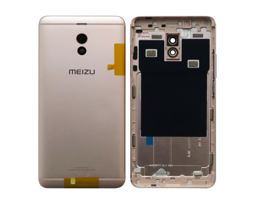 Корпус для Meizu M6 Note зі склом камери gold Original Quality