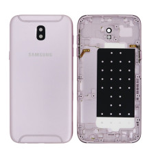 Корпус для Samsung Galaxy J5/J530 (2017) зі шлейфом кнопками регулювання звуку pink Original Quality