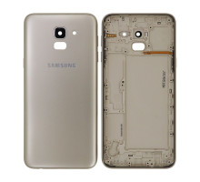 Корпус для Samsung Galaxy J6/J600 (2018) зі шлейфом кнопками регулювання звуку gold Original Quality TPS-2710000224235