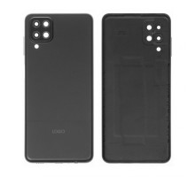 Задня кришка для Samsung Galaxy A12 4G/A125, A12s/A127, M12/M125 зі склом камери black High Quality TPS-2710000308102 2710000308102