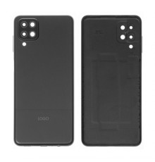 Задня кришка для Samsung Galaxy A12 4G/A125, A12s/A127, M12/M125 зі склом камери black High Quality TPS-2710000308102 2710000308102