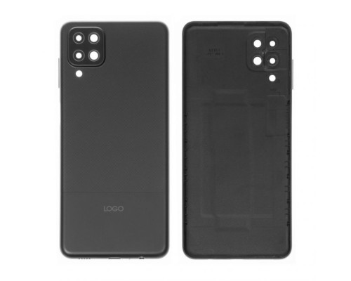 Задня кришка для Samsung Galaxy A12 4G/A125, A12s/A127, M12/M125 зі склом камери black High Quality TPS-2710000308102 2710000308102