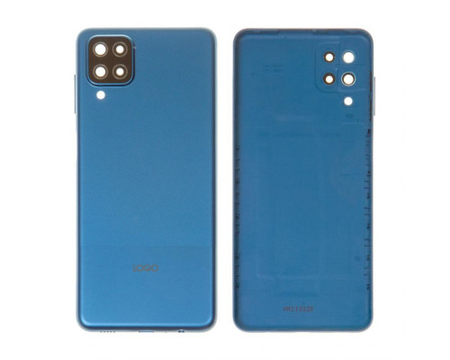 Задня кришка для Samsung Galaxy A12 4G/A125, A12s/A127, M12/M125 зі склом камери blue High Quality TPS-2710000308096 2710000308096