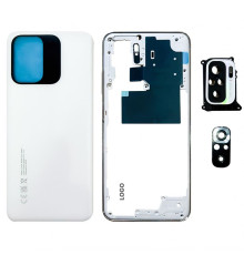 Корпус для Xiaomi Росо M5S зі склом камери white High Quality TPS-2710000337614 2710000337614