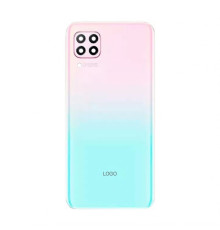 Задня кришка для Huawei P40 Lite, Nova 6 SE, Nova 7i зі склом камери Light Pink/Blue Original Quality TPS-2710000341840 2710000341840