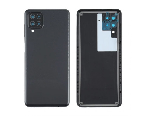 Задня кришка для Samsung Galaxy A12/A125 (2020), A12/A127 (2021), M12/M125 (2021) зі склом камери black Original Quality TPS-2710000360773 2710000360773