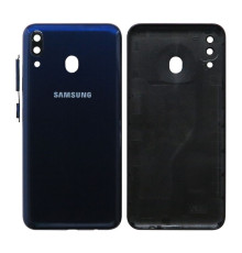 Корпус для Samsung Galaxy M20/M205 (2019) зі склом камери blue High Quality TPS-2710000210344