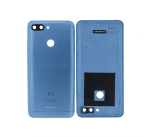 Корпус для Xiaomi Redmi 6 зі склом камери blue High Quality TPS-2710000209751