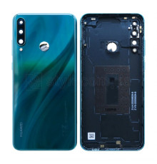 Корпус для Huawei Y6P (2020) зі склом камери green High Quality