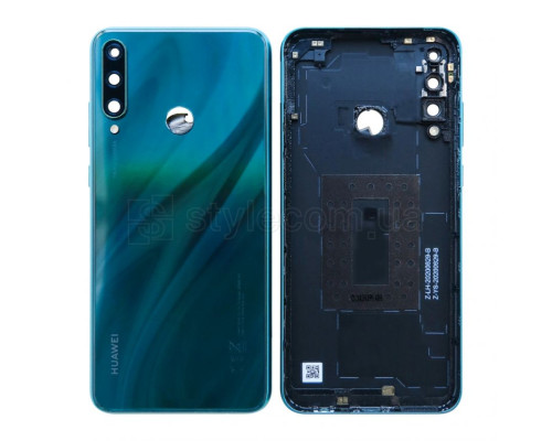 Корпус для Huawei Y6P (2020) зі склом камери green High Quality