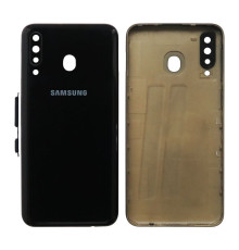 Корпус для Samsung Galaxy M30/M305 (2019) зі склом камери black High Quality TPS-2710000210375