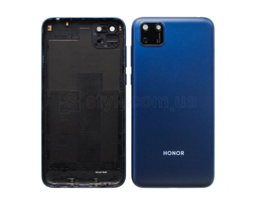 Корпус для Huawei Y5P (2020) зі склом камери blue Original Quality