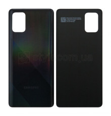 Задня кришка для Samsung Galaxy A71/A715 (2020) black High Quality TPS-2710000212850