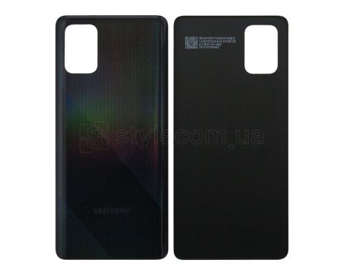 Задня кришка для Samsung Galaxy A71/A715 (2020) black High Quality TPS-2710000212850